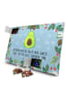 Mr. & Mrs. Panda Tee Adventskalender Avocado Glücklich mit Spruch in Eisblau
