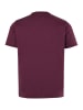 JP1880 Kurzarm T-Shirt in aubergine