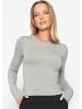 SASSYCLASSY Langarmshirt in Grau