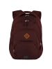 travelite Basics Melange - Rucksack 45 cm (black) in bordeaux