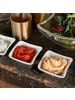 Villeroy & Boch 4er Set Dipschälchen NewWave 8,5 x 8,5 cm weiß in weiß