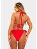 Moda Minx Bikini Hose Boujee seitlich gebunden in rot