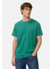 Camel Active T-Shirt aus reiner Baumwolle in Tannengrün
