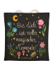 Mr. & Mrs. Panda Tote Bag Magische Welt mit Spruch in Bunt