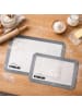 Stoneline Silikon Backmatte 29,5x21 und 42x29,5 cm Set 2-teilig in Grau