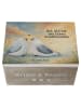 Mr. & Mrs. Panda Box Turteltauben Liebe Design mit Spruch in Weiß