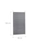 relaxdays Plissee in Grau - (L)130 x (B)80 cm