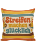 Mr. & Mrs. Panda Kissen Kissenbezug retro Design mit Spruch in Weiß