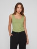 Vila Top U-Boot-Ausschnitt Figurbetont in Grün