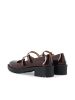 Bianco Mary Jane Schuhe in Burgundy