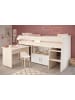 Parisot Kinderzimmer Set mit Hochbett 90 x 200, Schreibtisch und Kleiderschrank