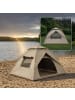 relaxdays Campingzelt in Beige – (B)200 x (H)145 x (T)230 cm