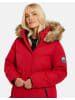 Threadbare Wintermantel THB Arnie Long Padded Coat in rot