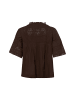 Marie Lund Bluse in schoko - 0004