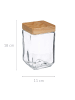 5five Simply Smart Vorratsbehälter aus Glas, 1,7 l in Transparent, 11 x 11 x 18 cm