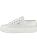 Superga Sneaker low 2740 Platform Lame in silber