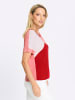Heine Shirt in rot-pink-gemustert