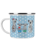 Mr. & Mrs. Panda Becher Koala Familie zwei ohne Spruch in Blau Pastell