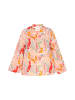 gaya Damen Plus Size Blouse in Orange Printed