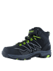 Hi-Tec Wanderstiefel Blackout Mid WP Jr in schwarz/lime