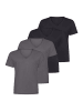 Sloggi Unterhemd / Shirt Kurzarm SLG Base in Schwarz / grau