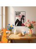 Mr. & Mrs. Panda Poster Frau modern Design mit Spruch in Weiß