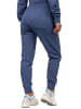 Reichstadt Damen Slim Fit Sporthose Marken-Stick in Dark Blue