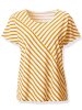 WITT WEIDEN Shirt in ocker-weiß-gestreift