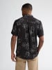 Petrol Industries Allover-Print Hemd Orion in Schwarz