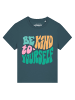 wat? Apparel T-Shirt Be kind to yourself in Petrol