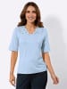 WITT WEIDEN Spitzen-Shirt in eisblau