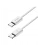 TechProtect UltraBoost USB-C Kabel 60W PD 1 m Weiß