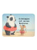 Mr. & Mrs. Panda Magnet Otter Schwimmen Design mit Spruch in Weiß