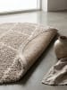 KADIMA DESIGN Teppich Hochflor Shaggy Waschbar Geometrisch DOLOMIT Strapazierfähig in Beige