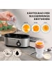 Gourmetmaxx GOURMETmaxx Design-Eierkocher für 3 Eier mit Messbecher & Eierstecher - kompakt