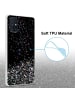 cadorabo Hülle für Samsung Galaxy M31s Glitter in Schwarz mit Glitter