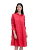 CARTOON Blusenkleid mit Taschen in rot