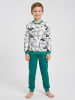 TupTam Kinder Jungen Pyjama Set Langarm 2-teilig in grün