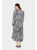 SAINT TROPEZ Kleid EdaSZ Lockere Passform in Baritone Leaves Strokes