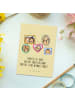 Mr. & Mrs. Panda Wanddeko Igel Familie mit Spruch in Gelb Pastell