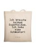 Mr. & Mrs. Panda Tragetasche Ich brauche keinen Superhelden.... ... in Creme