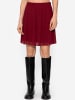 SASSYCLASSY Plissée-Rock aus Chiffon in Rot