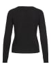 Vila Strickoberteil in Black Beauty