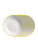 Ritzenhoff & Breker 6er Set Suppenteller Adela in ø 20 cm in gelb