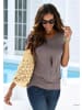 LASCANA Longshirt in taupe