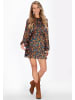 IZIA Dress in green multicolor