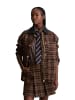 Marc O'Polo DENIM Kariertes Cord-Barnjacket regular in Medium Brown