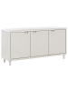 Beliani Büroschrank KORVO in Beige - (W) 140 x (H) 70 x (L) 42 cm