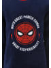 Spiderman 2tlg. Outfit: Schlafanzug Pyjama Langarmshirt und Hose in Dunkel-Blau