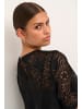 Kaffe Kurzarm-Bluse KAraula Regular fit in Black Deep